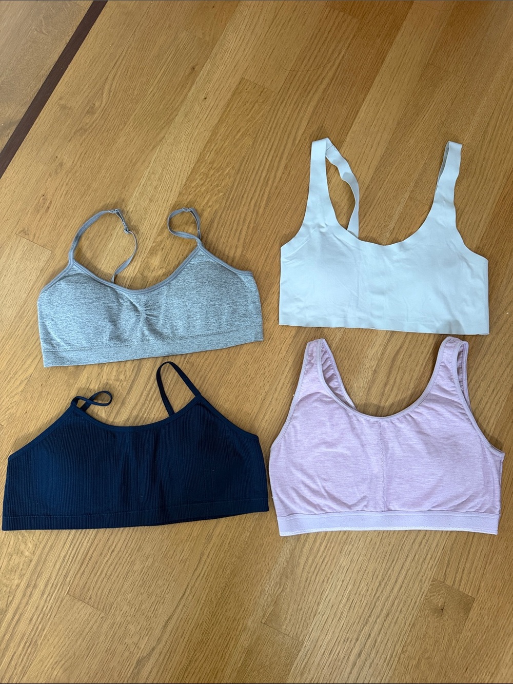 Girls bras set of 4